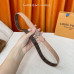 Louis Vuitton LV 2.0cm Width Women's Belt for Woman WBL108