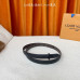 Louis Vuitton LV 2.0cm Width Women's Belt for Woman WBL108