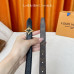Louis Vuitton LV 2.0cm Width Women's Belt for Woman WBL108