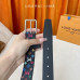 Louis Vuitton LV 3.0cm Width Women's Belt for Woman WBL109