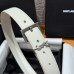 Yves Saint Lauren YSL 3.0cm Width Women's Belt for Woman WBY101