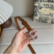 Christian Dior CD 2.0cm Width Women's Belt for Woman WBD101