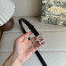 Christian Dior CD 2.0cm Width Women's Belt for Woman WBD101 Christian Dior CD 2.0cm Width Women's Belt for Woman WBD101
