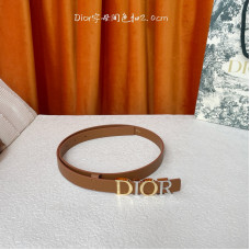 Christian Dior CD 2.0cm Width Women's Belt for Woman WBD106