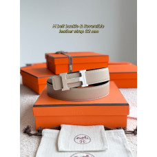 Hermes 3.2cm Width Reversible Women's Belt for Woman WBH101