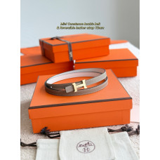 Hermes 1.3cm Width Reversible Women's Belt for Woman WBH102
