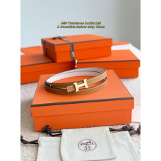 Hermes 1.3cm Width Reversible Women's Belt for Woman WBH102