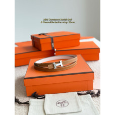 Hermes 1.3cm Width Reversible Women's Belt for Woman WBH102