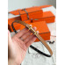 Hermes 1.3cm Width Reversible Women's Belt for Woman WBH106
