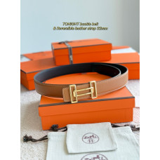 Hermes 3.2cm Width Reversible Women's Belt for Woman WBH107