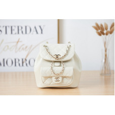 Chanel 22K Duma Backpack Shoulder Bag Purse AS2908