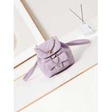 Chanel 22K Duma Backpack Shoulder Bag Purse AS2908