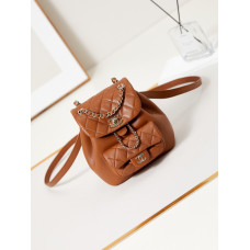 Chanel 22K Duma Backpack Shoulder Bag Purse AS2908