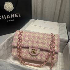 Chanel Classic Flap Medium Size 25.5cm Shoulder Bag Handbag Purse A1112