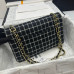 Chanel Classic Flap Medium Size 25.5cm Shoulder Bag Handbag Purse A1112 Chanel Classic Flap Medium Size 25.5cm Shoulder Bag Handbag Purse A1112