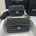 Chanel Classic Flap Medium Size 25.5cm Shoulder Bag Handbag Purse A1112 Chanel Classic Flap Medium Size 25.5cm Shoulder Bag Handbag Purse A1112