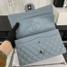 Chanel Classic Flap Medium Size 25.5cm Caviar Leather Silver Hardware Shoulder Bag Handbag Purse A1112 Chanel Classic Flap Medium Size 25.5cm Caviar Leather Silver Hardware Shoulder Bag Handbag Purse A1112