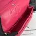 Chanel Classic Flap Medium Size 25.5cm Caviar Leather Silver Hardware Shoulder Bag Handbag Purse A1112