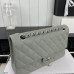 Chanel Classic Flap Medium Size 25.5cm Caviar Leather Silver Hardware Shoulder Bag Handbag Purse A1112 Chanel Classic Flap Medium Size 25.5cm Caviar Leather Silver Hardware Shoulder Bag Handbag Purse A1112