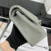 Chanel Classic Flap Medium Size 25.5cm Caviar Leather Silver Hardware Shoulder Bag Handbag Purse A1112 Chanel Classic Flap Medium Size 25.5cm Caviar Leather Silver Hardware Shoulder Bag Handbag Purse A1112