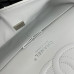 Chanel Classic Flap Medium Size 25.5cm Caviar Leather Silver Hardware Shoulder Bag Handbag Purse A1112