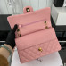 Chanel Classic Flap Medium Size 25.5cm Caviar Leather Gold Hardware Shoulder Bag Handbag Purse A1112 Chanel Classic Flap Medium Size 25.5cm Caviar Leather Gold Hardware Shoulder Bag Handbag Purse A1112