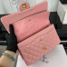 Chanel Classic Flap Medium Size 25.5cm Caviar Leather Gold Hardware Shoulder Bag Handbag Purse A1112 Chanel Classic Flap Medium Size 25.5cm Caviar Leather Gold Hardware Shoulder Bag Handbag Purse A1112