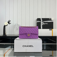 Chanel Classic Flap Medium Size 25.5cm Caviar Leather Gold Hardware Shoulder Bag Handbag Purse A1112 Chanel Classic Flap Medium Size 25.5cm Caviar Leather Gold Hardware Shoulder Bag Handbag Purse A1112