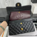 Chanel Classic Flap Medium Size 25.5cm Caviar Leather Gold Hardware Shoulder Bag Handbag Purse A1112 Chanel Classic Flap Medium Size 25.5cm Caviar Leather Gold Hardware Shoulder Bag Handbag Purse A1112
