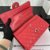 Chanel Classic Flap Medium Size 25.5cm Caviar Leather Silver Hardware Shoulder Bag Handbag Purse A1112