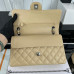 Chanel Classic Flap Medium Size 25.5cm Caviar Leather Silver Hardware Shoulder Bag Handbag Purse A1112 Chanel Classic Flap Medium Size 25.5cm Caviar Leather Silver Hardware Shoulder Bag Handbag Purse A1112