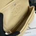 Chanel Classic Flap Medium Size 25.5cm Caviar Leather Silver Hardware Shoulder Bag Handbag Purse A1112 Chanel Classic Flap Medium Size 25.5cm Caviar Leather Silver Hardware Shoulder Bag Handbag Purse A1112