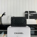 Chanel Classic Flap Medium Size 25.5cm Caviar Leather Silver Hardware Shoulder Bag Handbag Purse A1112 Chanel Classic Flap Medium Size 25.5cm Caviar Leather Silver Hardware Shoulder Bag Handbag Purse A1112