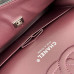 Chanel Classic Flap Medium Size 25.5cm Caviar Leather Silver Hardware Shoulder Bag Handbag Purse A1112 Chanel Classic Flap Medium Size 25.5cm Caviar Leather Silver Hardware Shoulder Bag Handbag Purse A1112