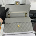Chanel Classic Flap Medium Size 25.5cm Caviar Leather Gold Hardware Shoulder Bag Handbag Purse A1112 Chanel Classic Flap Medium Size 25.5cm Caviar Leather Gold Hardware Shoulder Bag Handbag Purse A1112