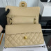 Chanel Classic Flap Medium Size 25.5cm Caviar Leather Gold Hardware Shoulder Bag Handbag Purse A1112 Chanel Classic Flap Medium Size 25.5cm Caviar Leather Gold Hardware Shoulder Bag Handbag Purse A1112