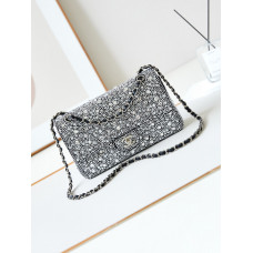 Chanel Classic Flap Medium Size 25.5cm Shoulder Bag Handbag Purse A1112