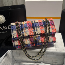 Chanel Classic Flap Medium Size 25.5cm Shoulder Bag Handbag Purse A1112 Chanel Classic Flap Medium Size 25.5cm Shoulder Bag Handbag Purse A1112