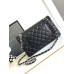 Chanel Classic Flap Medium Size 25.5cm Caviar Leather Silver Hardware Shoulder Bag Handbag Purse A1112 Chanel Classic Flap Medium Size 25.5cm Caviar Leather Silver Hardware Shoulder Bag Handbag Purse A1112