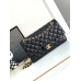 Chanel Classic Flap Medium Size 25.5cm Lambskin Gold Hardware Shoulder Bag Handbag Purse A1112