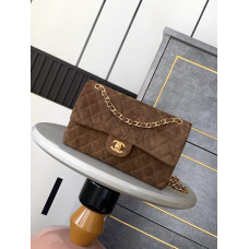Chanel Classic Flap Medium Size 25.5cm Shoulder Bag Handbag Purse AS1112