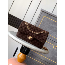 Chanel Classic Flap Medium Size 25.5cm Shoulder Bag Handbag Purse AS1112
