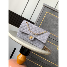 Chanel Classic Flap Medium Size 25.5cm Shoulder Bag Handbag Purse AS1112
