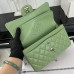 Chanel Classic Flap New Medium Size 23cm Lambskin Silver Hardware Shoulder Bag Handbag Purse A1117 Chanel Classic Flap New Medium Size 23cm Lambskin Silver Hardware Shoulder Bag Handbag Purse A1117