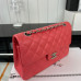 Chanel Classic Flap New Medium Size 23cm Lambskin Silver Hardware Shoulder Bag Handbag Purse A1117 Chanel Classic Flap New Medium Size 23cm Lambskin Silver Hardware Shoulder Bag Handbag Purse A1117