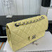 Chanel Classic Flap New Medium Size 23cm Lambskin Silver Hardware Shoulder Bag Handbag Purse A1117 Chanel Classic Flap New Medium Size 23cm Lambskin Silver Hardware Shoulder Bag Handbag Purse A1117