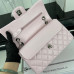 Chanel Classic Flap New Medium Size 23cm Lambskin Silver Hardware Shoulder Bag Handbag Purse A1117 Chanel Classic Flap New Medium Size 23cm Lambskin Silver Hardware Shoulder Bag Handbag Purse A1117