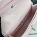 Chanel Classic Flap New Medium Size 23cm Lambskin Silver Hardware Shoulder Bag Handbag Purse A1117 Chanel Classic Flap New Medium Size 23cm Lambskin Silver Hardware Shoulder Bag Handbag Purse A1117