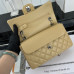 Chanel Classic Flap New Medium Size 23cm Lambskin Silver Hardware Shoulder Bag Handbag Purse A1117 Chanel Classic Flap New Medium Size 23cm Lambskin Silver Hardware Shoulder Bag Handbag Purse A1117