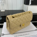 Chanel Classic Flap New Medium Size 23cm Lambskin Gold Hardware Shoulder Bag Handbag Purse A1117 Chanel Classic Flap New Medium Size 23cm Lambskin Gold Hardware Shoulder Bag Handbag Purse A1117